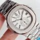 Super Replica Patek Philippe Nautilus Stainless steel White Face Watch Swiss Copy (4)_th.jpg
